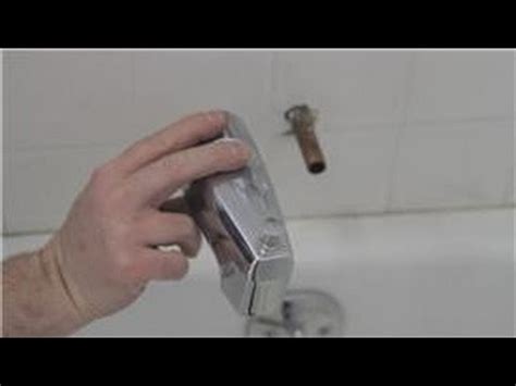 Many bathroom faucets are primarily used to wash our hands, kitchen faucets are often used to wash dishes and bathtub faucets are. Faucet Repair : How to Fix a Bathtub Faucet That Sprays ...