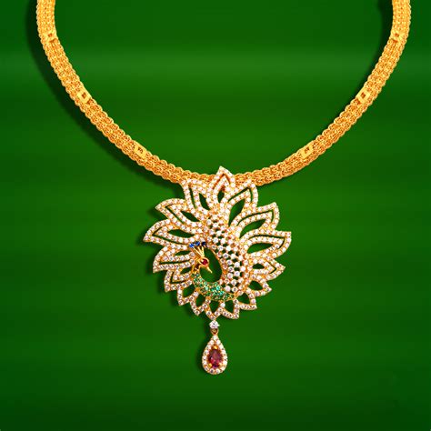 20 Grams Gold Necklace Designs In Grt Jewellers South India Jewels