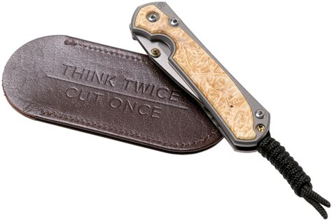 Chris Reeve Sebenza Small Box Elder Inlay S Pocket Knife Advantageously Shopping At