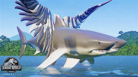 New Dragon Megalodon Two Headed Megalodon With Wings Dinosaur
