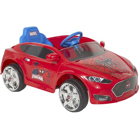 Spider Man Small Car 6 Volt Battery Powered Ride On
