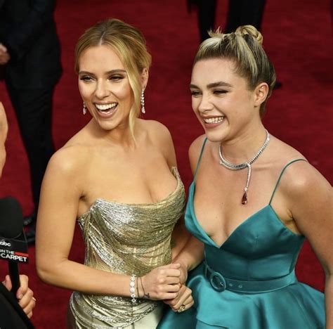 Scarlett Johansson And Florence Pugh Gentlemanboners