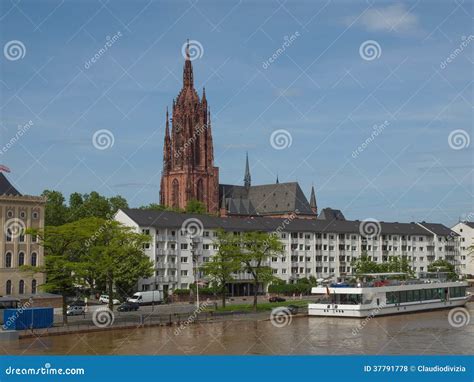 Cattedrale Di Francoforte Fotografia Stock Immagine Di Architettura