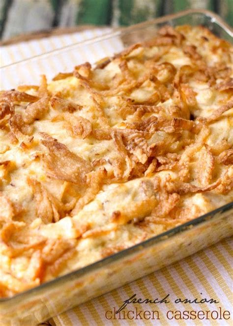 My family gets bored with chicken. French Onion Chicken Casserole