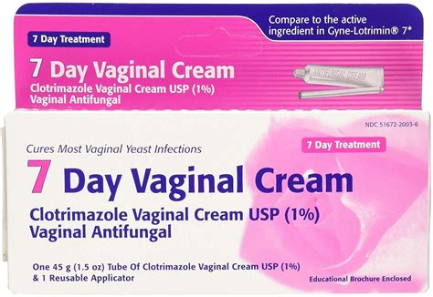 bctlyinc clotrimazole 7 vaginal cream 45 g pack of 5