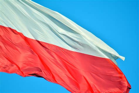 Polish Flag Stock Image Image Of Sunlight Horizontal 93608247