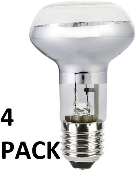 4pack R63 42w Dimmable Spotlight Reflector Eco Halogen Light Bulb 60w