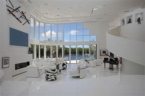 The White House Contemporary Living Room Miami By