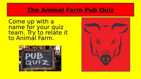 Animal Farm Quiz Teaching Resources