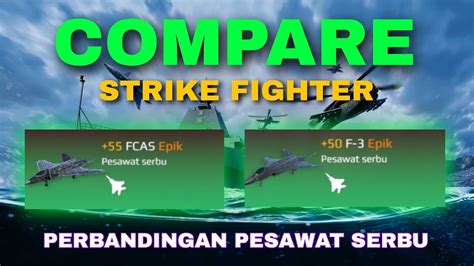 Compare Strike Fighter Fcas Vs F 3 Modern Warships Youtube