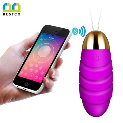Bestco 18 Vibrator Jump Eggs Wireless App Remote Control Vaginal G
