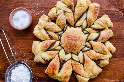 Easy Puff Pastry Snowflake Just A Taste