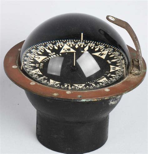 vintage naval e s ritchie and sons compass