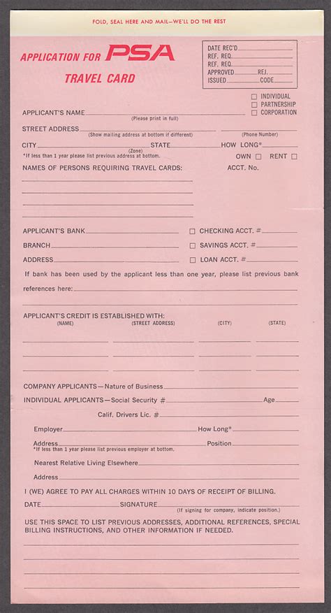 The best airline credit cards offer perks that can save frequent flyers hundreds of dollars a year. Pacific Southwest Airlines Travel Card credit application form 1960s | eBay