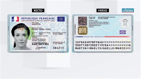 Carte Didentite Francaise Recto Verso 2020 Nouvelle Carte D Identite Images