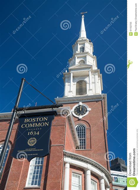 Boston gemensamt tecken redaktionell foto. Bild av grundadt - 61152755