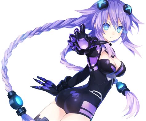 [render] Hyper Dimension Neptunia Purple Heart By Littlediety On Deviantart