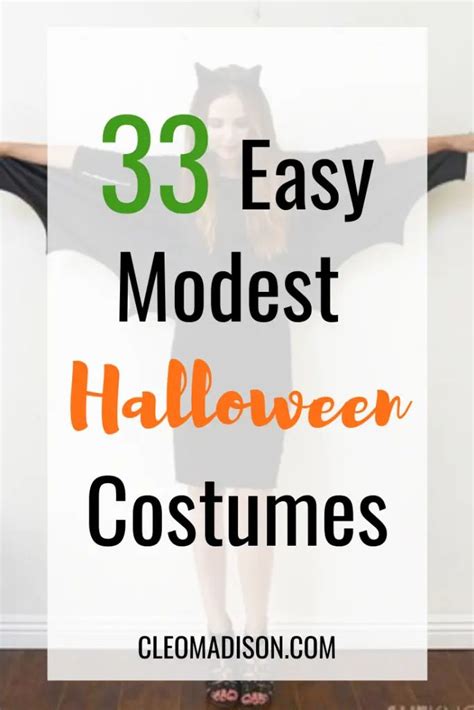 36 Easy Modest Halloween Costumes You Ll Love Modest Halloween