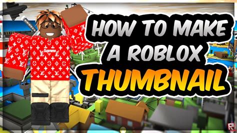 How To Make A Roblox Thumbnail Without Blender