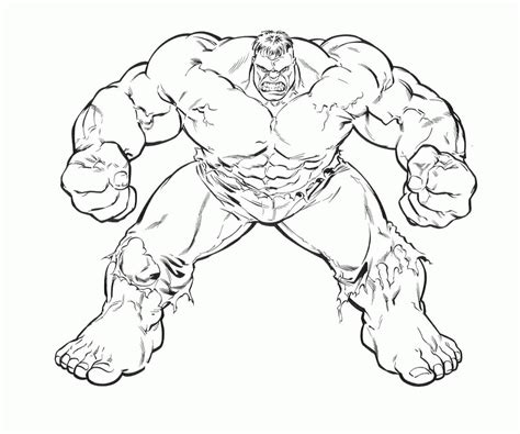 Gran Hulk Para Colorear Imprimir E Dibujar ColoringOnly Com