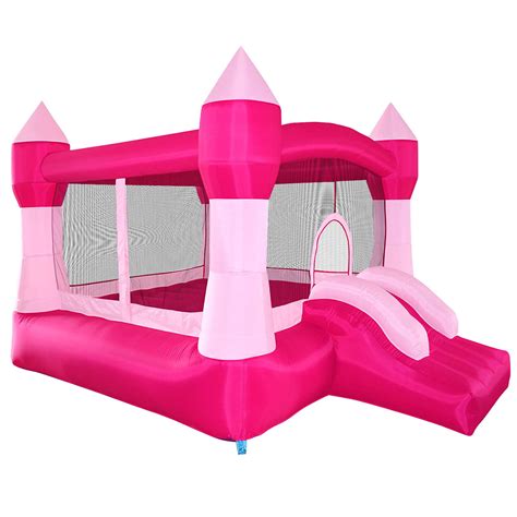 Cloud 9 Princess Inflatable Bounce House Pink Castle Theme Cloud 9 Bouncers