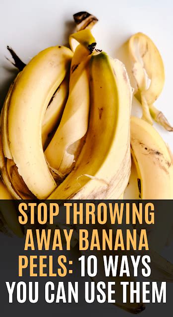 Stop Throwing Away Banana Peels 10 Ways You Can Use Them Wellness