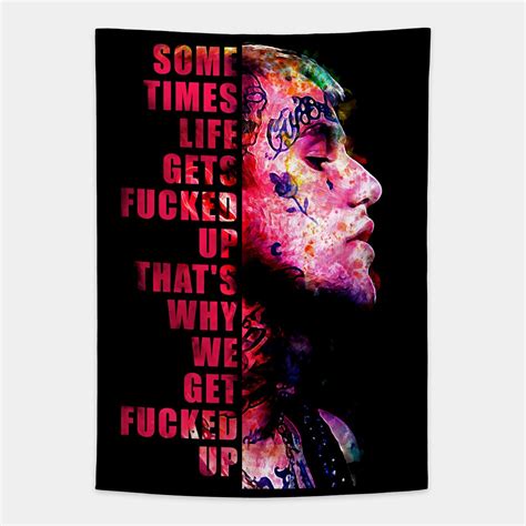 Lil Peep Quote Choose From Our Vast Selection Of Tapestries To Match