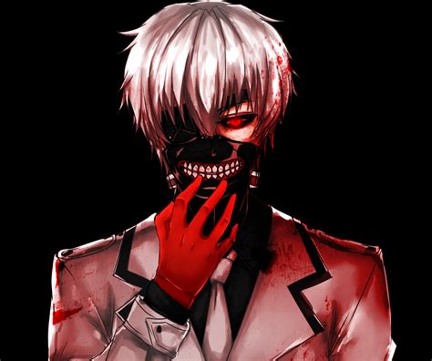Tons of awesome lofi anime 1920x1080 wallpapers to download for free. #5078307 Kakuja (Tokyo Ghoul), White Eyes, Mask, White ...
