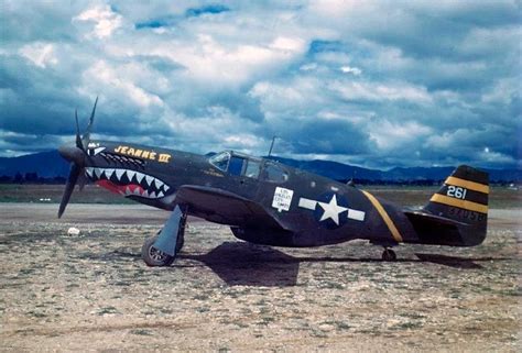 North American P 51b Mustang In Color Grafiq
