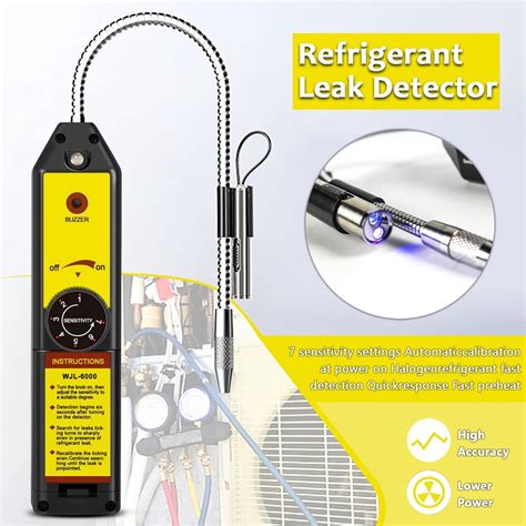 ☂freon Leak Detector Refrigerant Halogen Leak Detector Portable R134a