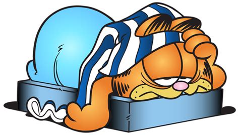 Sleeping Garfield Cartoon Transparent Png Clip Art Image Cartoon Clip