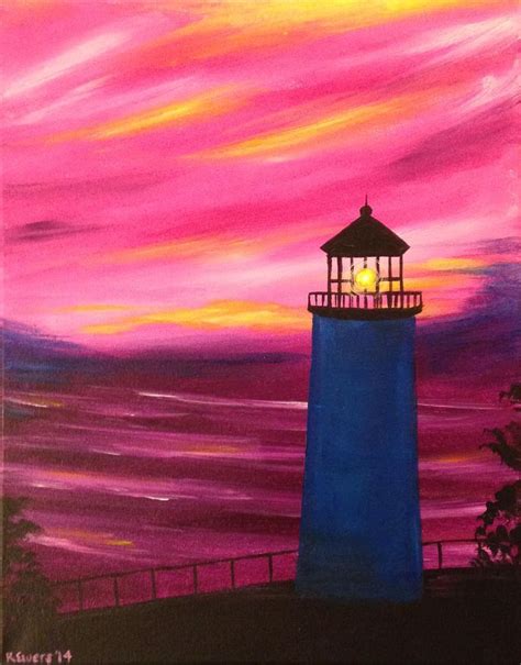 Easy Lighthouse Painting 1000 Ideas About Lighthouse Painting On