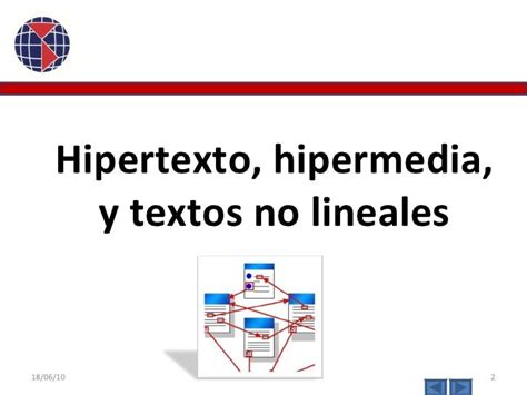 Hipermedia Hipertexto Y Textos No Lineales