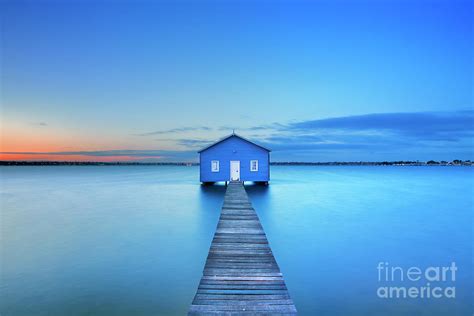 Sunrise At Matilda Bay Boathouse In Perth Australia Photograph By Sara
