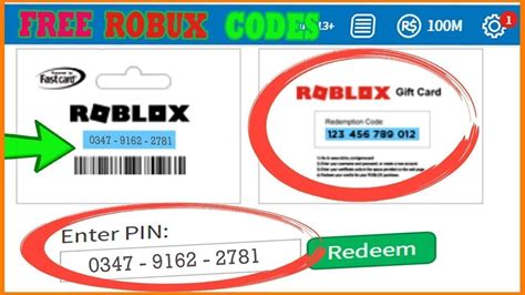 How To Get Free Robux Gift Card Pins Roblox Promo Codes List May