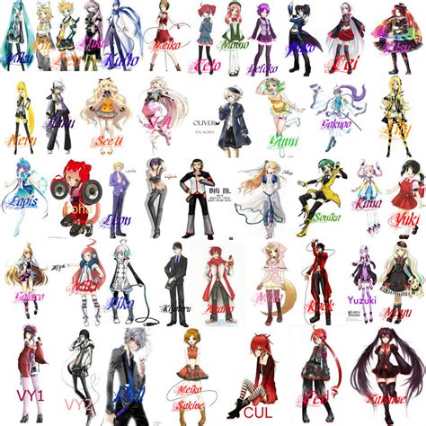 All Vocaloids By Miku Moon28 On Deviantart