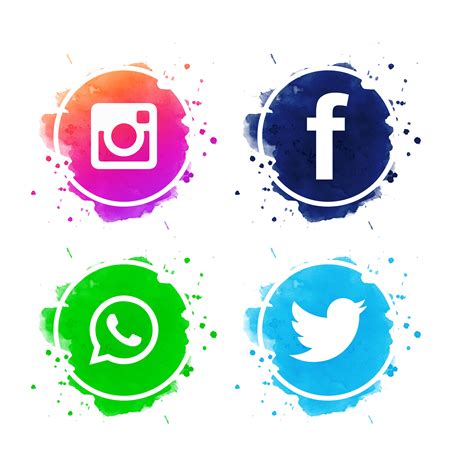 Vector Icons Social Media Free Ladegpanda