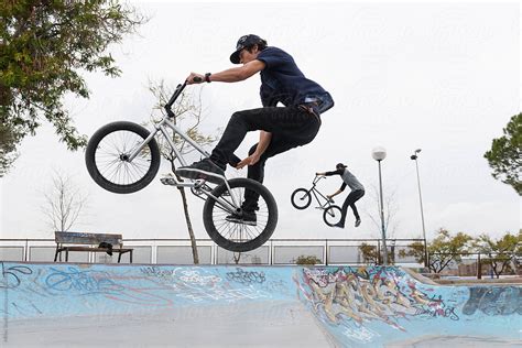 Riders Performing BMX tricks by Milles Studio - Trick, Stunt
