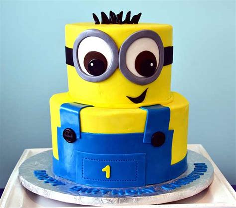 Work very fast smoothing the icing over the domed area as this can break very easily. Despicable Cakes: 15 Tempting Minion Cake Designs