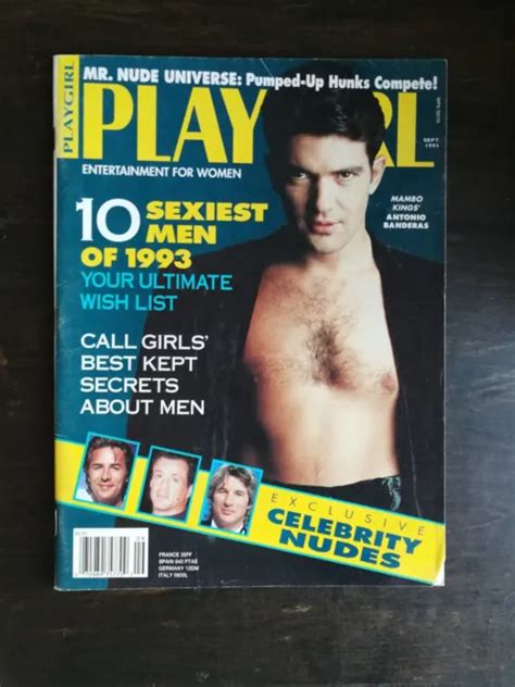 Playgirl Magazine September Angelo Berrios Centerfold Mr Nude