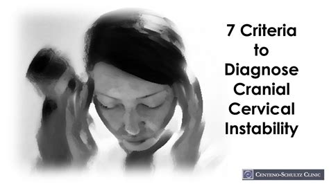 7 Criteria For Diagnosing Craniocervical Instability Cci
