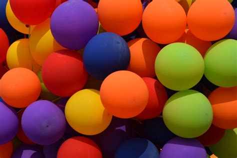 Free photo: Colorful Balloons - Balloons, Birthday, Colorful - Free