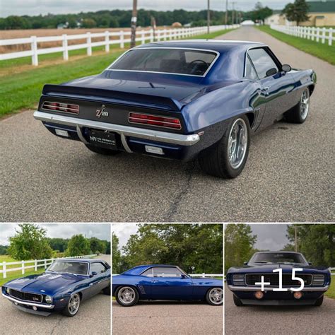 Unveiling The Legend The 1969 Blue Camaro Z28 Pro Touring Revival