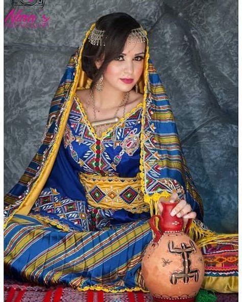 Algerian Traditional Dress Algeria لباس تقليدي امازيغي من تصميم كمال
