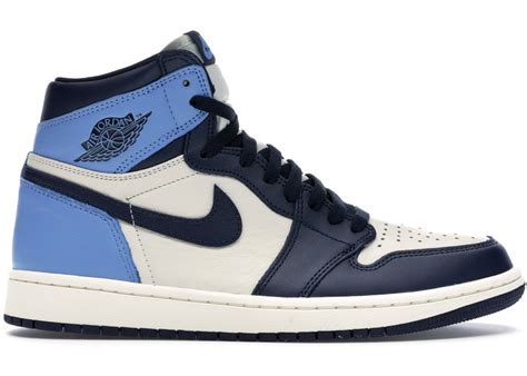 From og colorways like the jordan 1 banned to collaborations like the jordan 1 travis scott, shop air jordan 1 shoes in every colorway and. Jordan 1 Retro High Obsidian UNC - 555088-140
