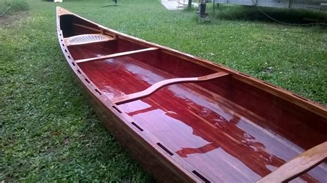 Cedar Strip Build Canoe