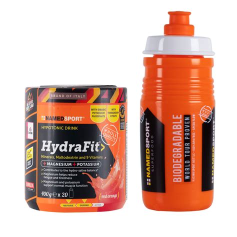 Named Sport HydraFit dietary supplement + Elite Bio bottle ...