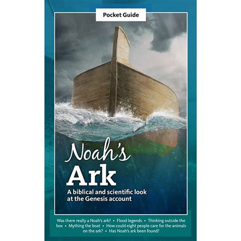 Noah S Ark Pocket Guide Answers In Genesis Uk Europe