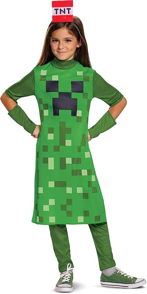 Disguise Offizielles Creeper Minecraft Kostüm Mädchen Faschingskostüme Kinder Kostüm Minecraft