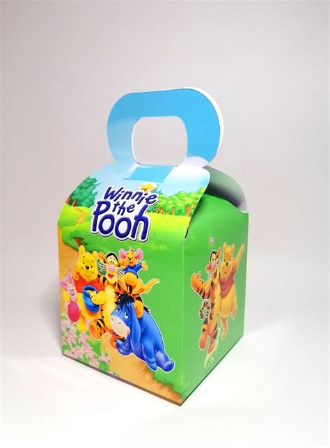 Winnie The Pooh Party T Box Party Favor Box T Boxes Etsy
